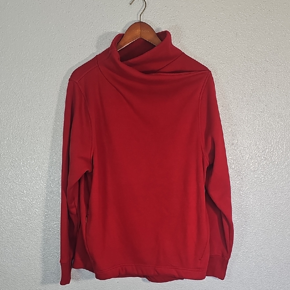 Athleta Cozy Karma Twist Neck Sweatshirt.